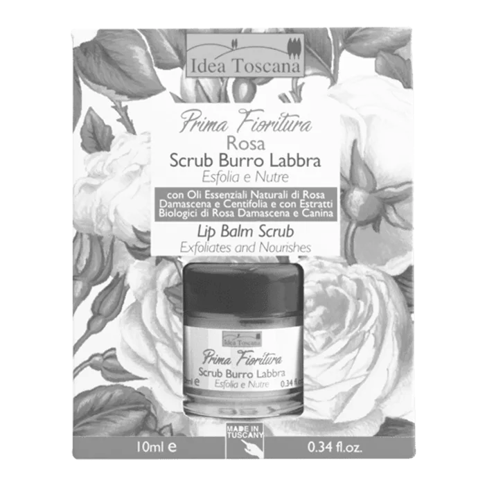 Prima Fioritura Růžový peeling na rty 10ml